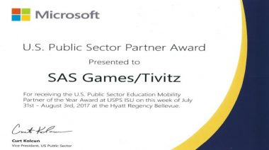 TiViTz 2017 Microsoft U.S. Public Sector Education Mobility Partner of the Year