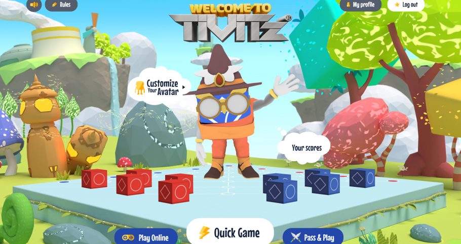 Welcome screen